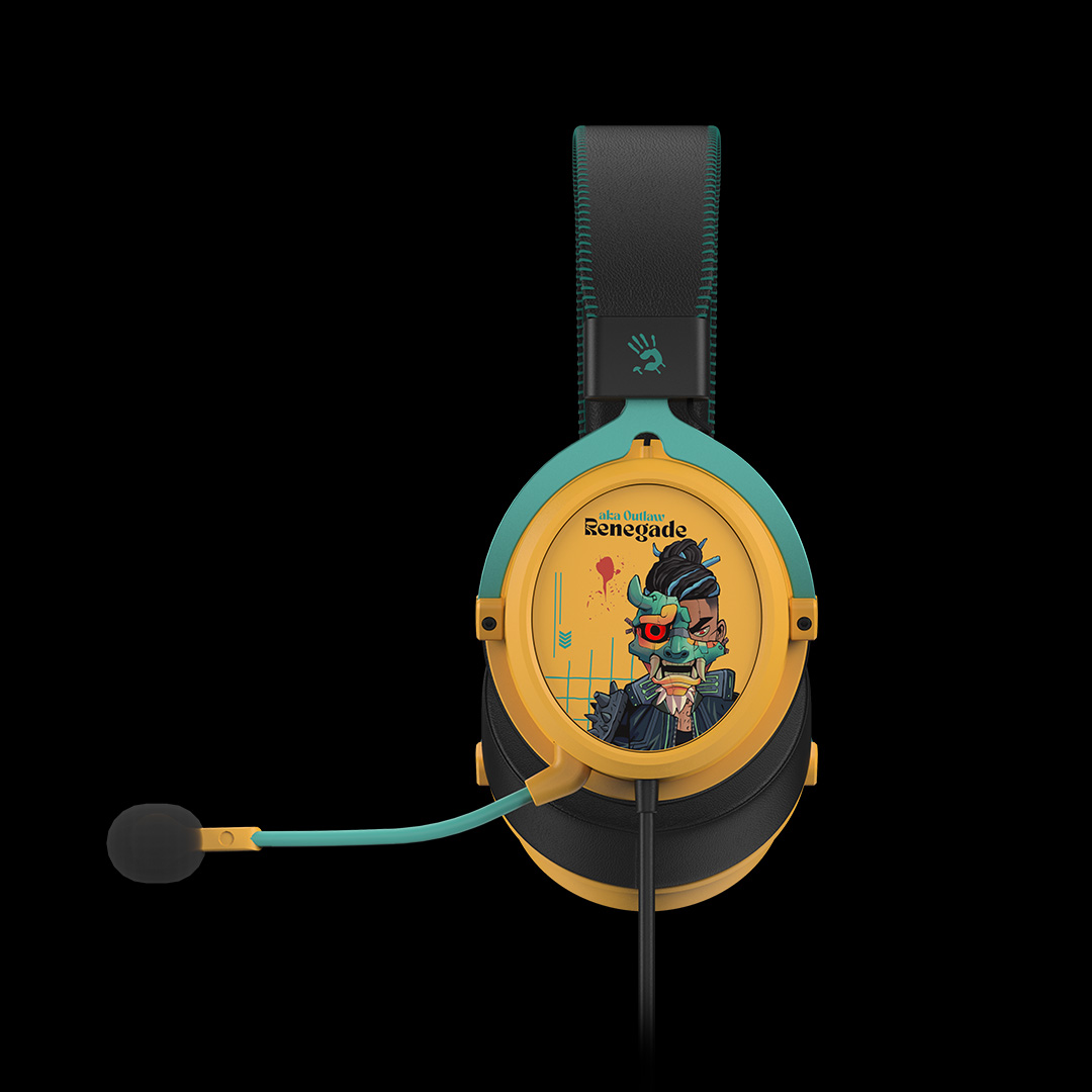 A4Tech Casti gaming Bloody Gaming-Specific Sound Quality USB Renegade Sunset, M595 Renegade Sunset - imagine 2