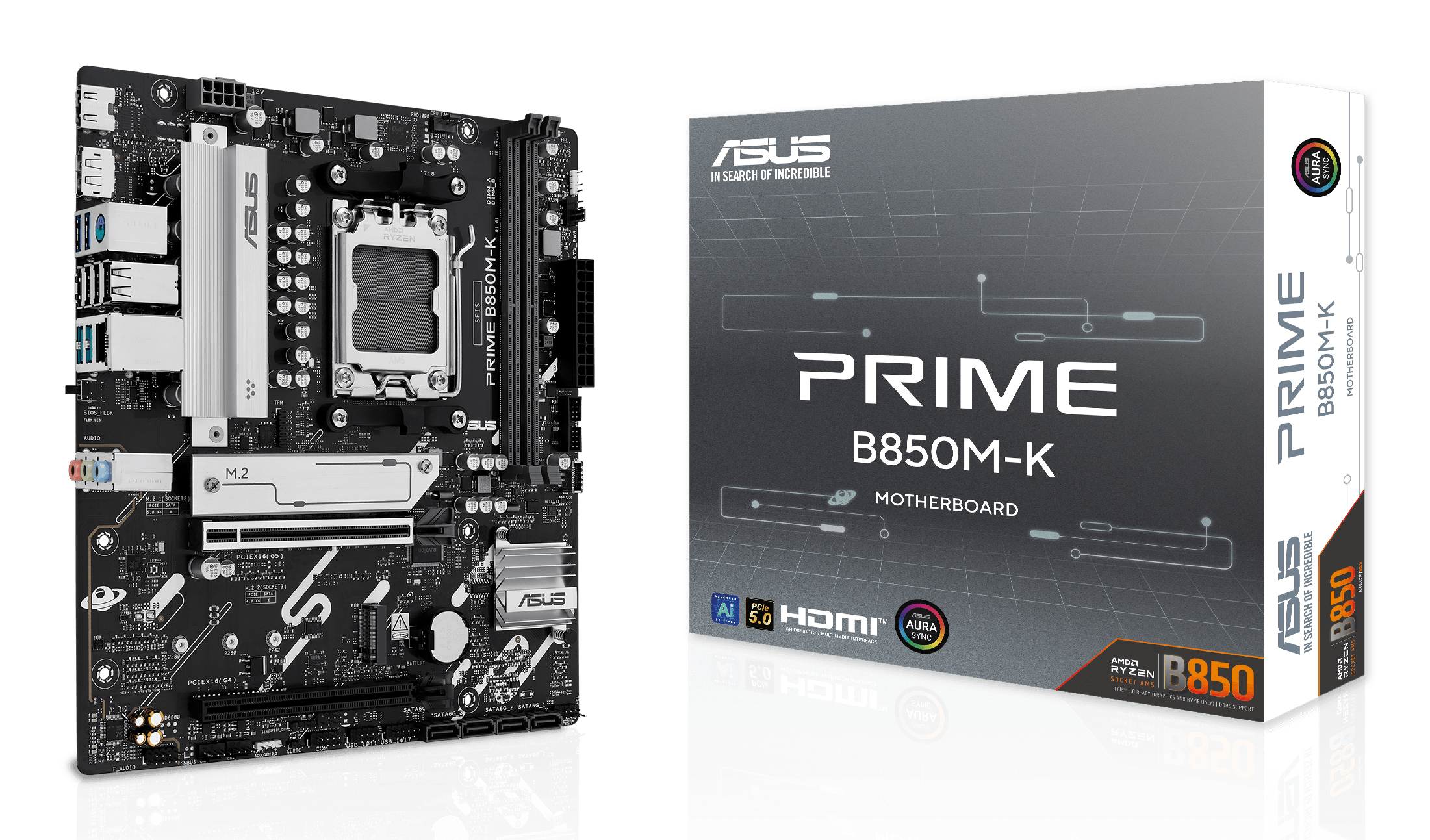 Asus Placa de baza PRIME B850M-K, 90MB1LV0-M0EAY0