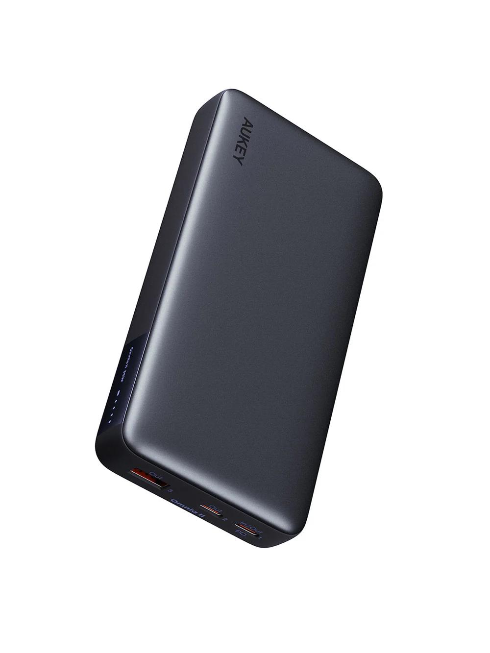 Aukey POWER BANK PB-Y42 20.000 mAh, 30W incarcare rapida 3-in-1, 2 x USB-C, 1 x USB-A, LLTSN1047247