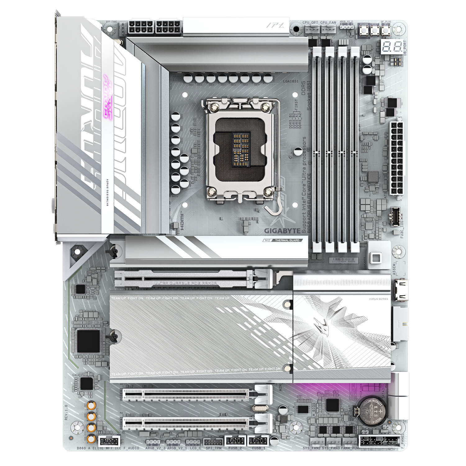 Gigabyte Placa de baza, B860 A ELITE WF7 ICE