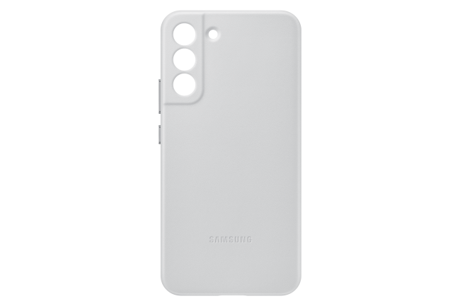 Samsung Galaxy S22 Plus; Leather Cover; Light Gray, EF-VS906LJEGWW